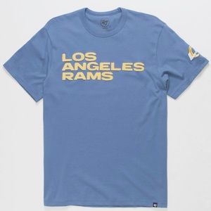 47 BRAND Los Angeles Rams Font Mens Tee